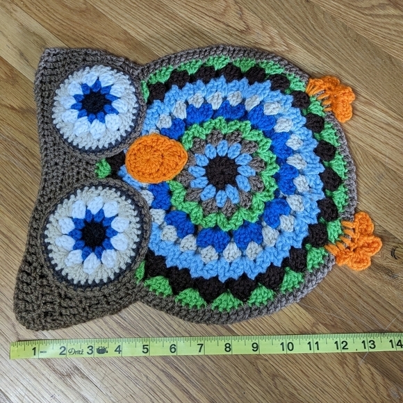 Adorable Handmade Crochet Owl‎ Decoration - Picture 6 of 7